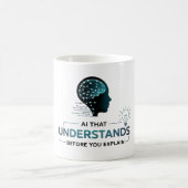 Künstliche Intelligenz Intelligentes Design Kaffeetasse (Mittel)