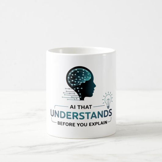 Künstliche Intelligenz Intelligentes Design Kaffeetasse (Mittel)