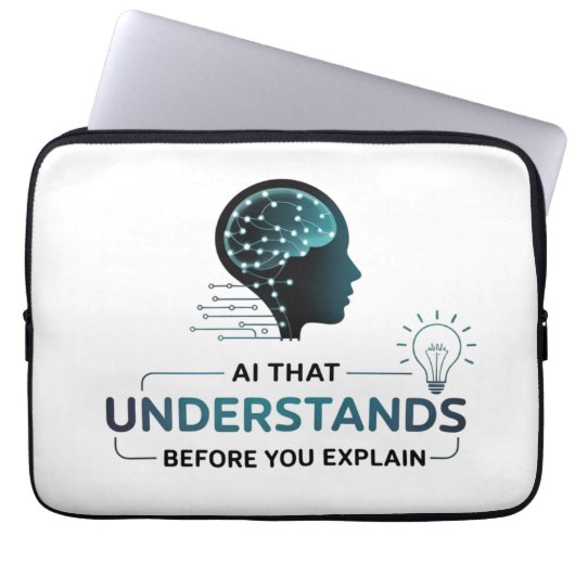Künstliche Intelligenz Intelligentes Design Laptopschutzhülle (Vorderseite)