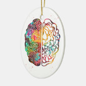 Künstliche Intelligenz Keramik Ornament (Links)