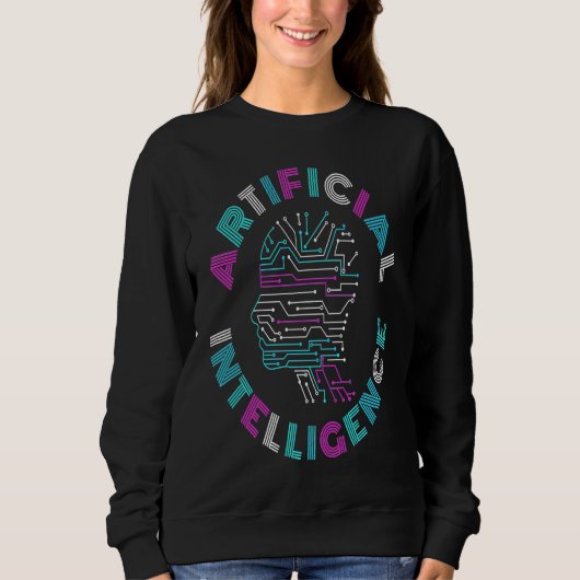Künstliche Intelligenz KI Sweatshirt (Vorderseite)