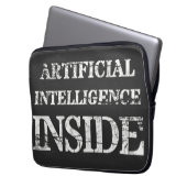 Künstliche Intelligenz Laptopschutzhülle (Vorderseite Links)