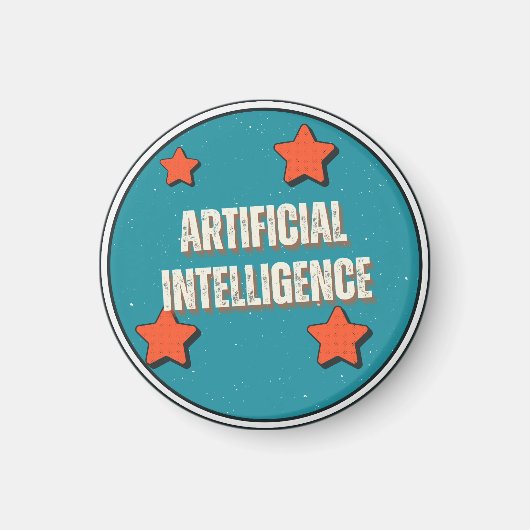 Künstliche Intelligenz Magnet (Vorne)