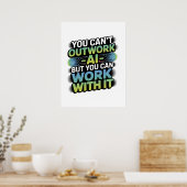 Künstliche Intelligenz mit künstlicher Intelligenz Poster (Küche)