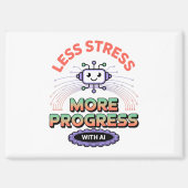 Künstliche Intelligenz Mode Robotics Mens Top Magnet (Vorderseite)