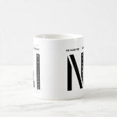 Künstliche Intelligenz modern und einfach Kaffeetasse (Mittel)