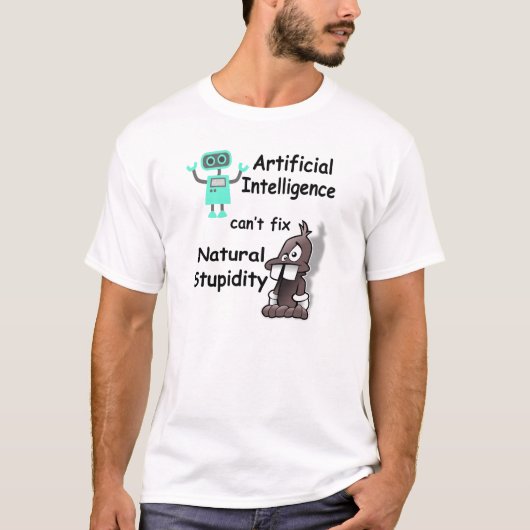 Künstliche Intelligenz - natürliches T-Shirt (Vorderseite)