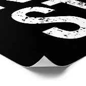 Künstliche Intelligenz Naturstupidität Funny Poster (Ecke)