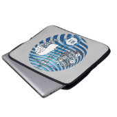 Künstliche Intelligenz, Roboter, Zukunft von Cybor Laptopschutzhülle (Vorne Knopf)