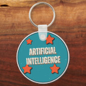 Künstliche Intelligenz Schlüsselanhänger (Vorderseite)