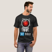 Künstliche Intelligenz Sci-Fi-Katze T-Shirt (Vorne ganz)