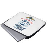 Künstliche Intelligenz Sidekick Funny Design Laptopschutzhülle (Vorne Knopf)