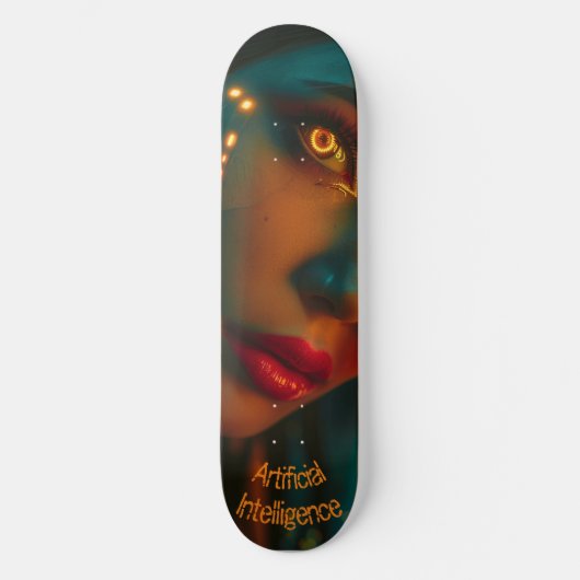 Künstliche Intelligenz Skateboard (Vorderseite)
