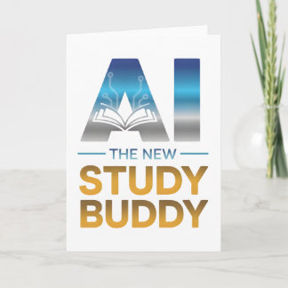 Künstliche Intelligenz Studienbuddy-Design Karte