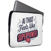 Künstliche Intelligenz Superpower Graphic Laptopschutzhülle (Vorne Rechts)
