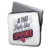 Künstliche Intelligenz Superpower Graphic Laptopschutzhülle (Vorderseite Links)