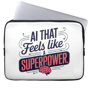 Künstliche Intelligenz Superpower Graphic Laptopschutzhülle