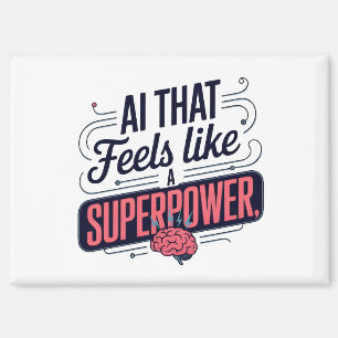 Künstliche Intelligenz Superpower Graphic Magnet