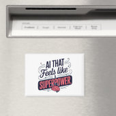 Künstliche Intelligenz Superpower Graphic Magnet (In Situ (Geschirrspüler))