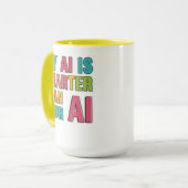 Künstliche Intelligenz Tasse  (Vorderseite Links)