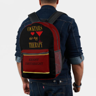 Künstliche Intelligenz Tier farbenfrohe Katze Bedruckter Rucksack