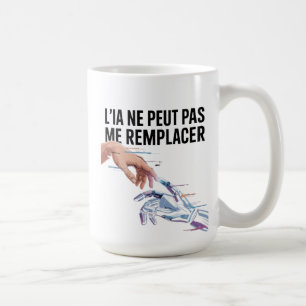 Künstliche Intelligenz und Menschen Kaffeetasse