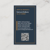 Künstliche Intelligenz Visitenkarte (Rückseite)