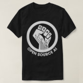 Künstliche Intelligenz von Open Source für alle T-Shirt (Design vorne)