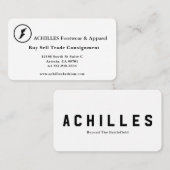 Künstliche Kontakte, 3,5" x 2,0" Visitenkarte (Vorne/Hinten)