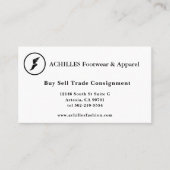 Künstliche Kontakte, 3,5" x 2,0" Visitenkarte Telefonnummerkarte (Vorderseite)