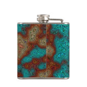 Künstliche Mineralien Abbildung Design> Hüftmaske Flachmann (Rückseite)