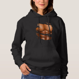 Künstliche Muskeln unter Kleidung Sechs Packung Ge Hoodie