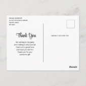 Künstliche Pinselstriche Schlaganfälle Gold und Pi Postkarte (Rückseite)