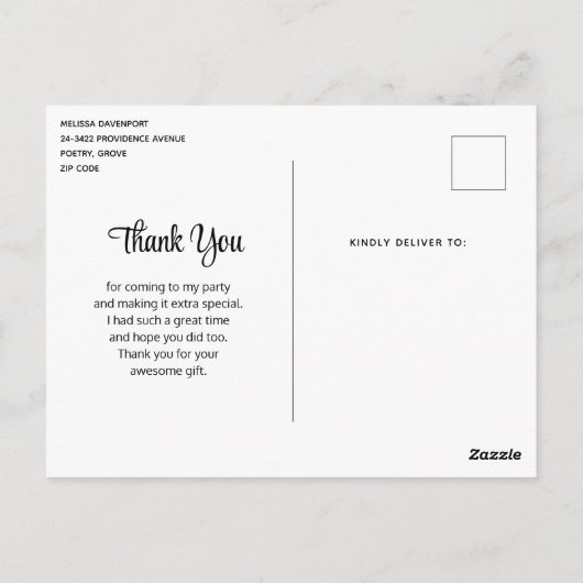 Künstliche Pinselstriche Schlaganfälle Gold und Pi Postkarte (Rückseite)