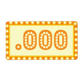 Künstliche Score Enhancer Labels - Periodenausgabe (Vorne)