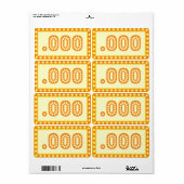 Künstliche Score Enhancer Labels - Periodenausgabe (Vorne)