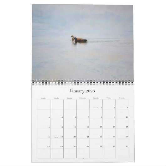 Künstliche Vögel Fotografische Kunst Kalender (Jan 2026)
