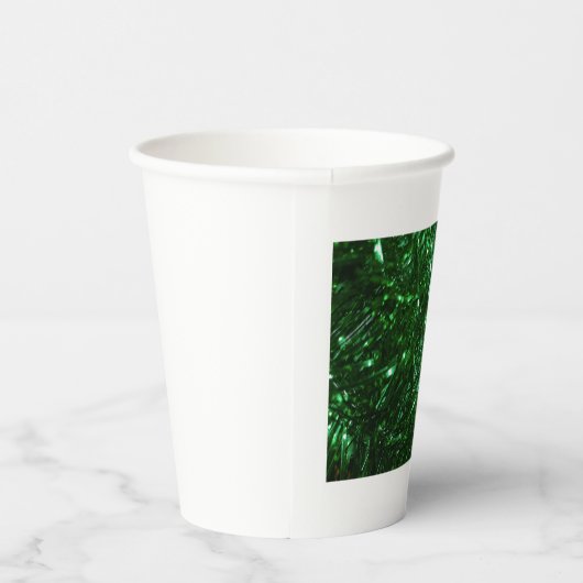 künstliche Weihnachtsbaum-Blätter Pappbecher (Rechts)