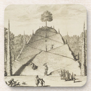 Künstlicher Berg Parnassus, von Johannes V Untersetzer