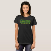 Künstlicher binärer Coder für Software-Entwickler T-Shirt (Vorne ganz)