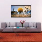 Künstlicher Planet Poster