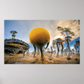 Künstlicher Planet Poster (Vorne)