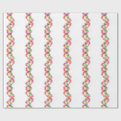 Künstliches DNS-Modell Geschenkpapier (Flach)