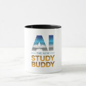 Künstliches-Intelligenz-Lernbegleiter-Design Tasse (Zentrum)