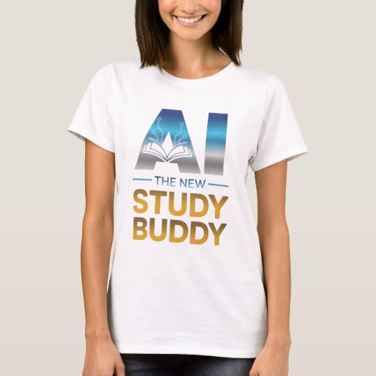 Künstliches Intelligenz-Studienbegleiter-Design T-Shirt (Vorderseite)