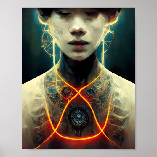 Künstliches Leben 5 Science Fiction Art Poster (Vorne)