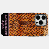 Kunstliches Schauspiel der komplexen Schlange Case-Mate iPhone Hülle (Rückseite (Horizontal))