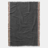 Künstliches schwarzes Leder Decke (Vorderseite Vertikal)