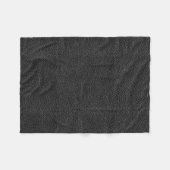 Künstliches schwarzes Leder Fleecedecke (Vorderseite (Horizontal))