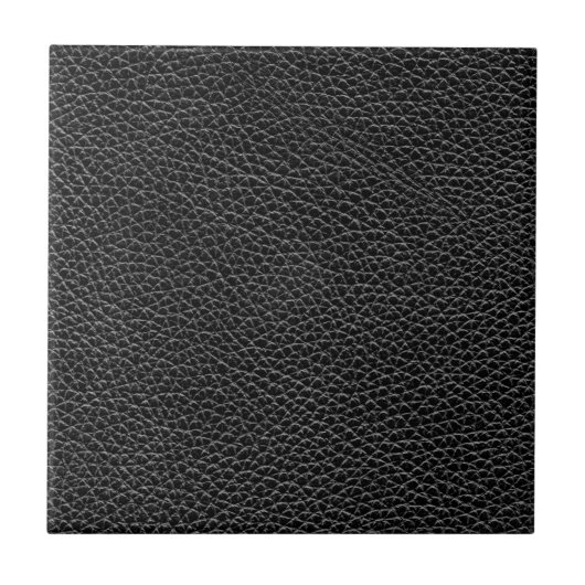Künstliches schwarzes Leder Fliese (Vorderseite)